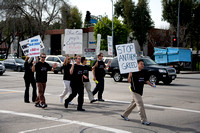 Blue Cross Protests